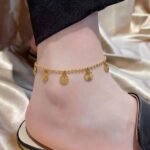 Royale Sunburst Disc Charm Anklet - Image 2