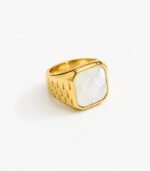 Pearl Signet Ring