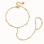 Minimalist 18K Gold Plated Hand Chain Bracelet