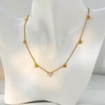 Royale Heart Solitaire Charm Necklace - Image 3