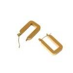 Royale Rectangular Hoop Earrings - Image 2