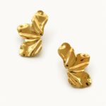 Royale Sculptural Statement Stud Earrings