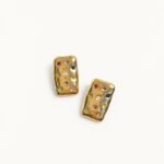 Royale Multicolor Crystal Stud Earrings