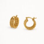 Royale Beaded Hoop Earrings