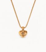 Royale Heart Locket Pendant Necklace