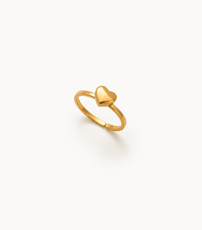 30 Royale Heart Adjustable Ring - Image 1