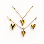 Royale Heart Charm Jewelry Gift Set