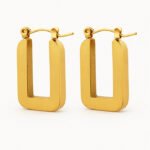 Royale Rectangular Hoop Earrings