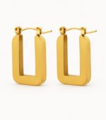 Royale Rectangular Hoop Earrings