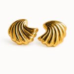 Royale Seashell Stud Earrings