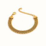 Luxe Multi-Layer Mesh Chain Bracelet