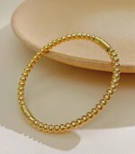 Minimalist Gold Bead Bracelet for Everyday Elegance