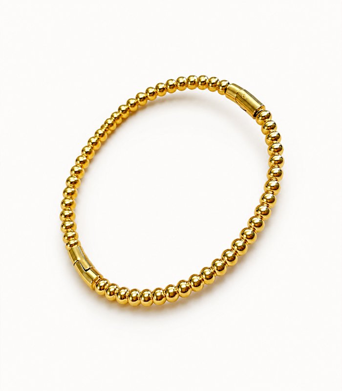 Minimalist Gold Bead Bracelet for Everyday Elegance